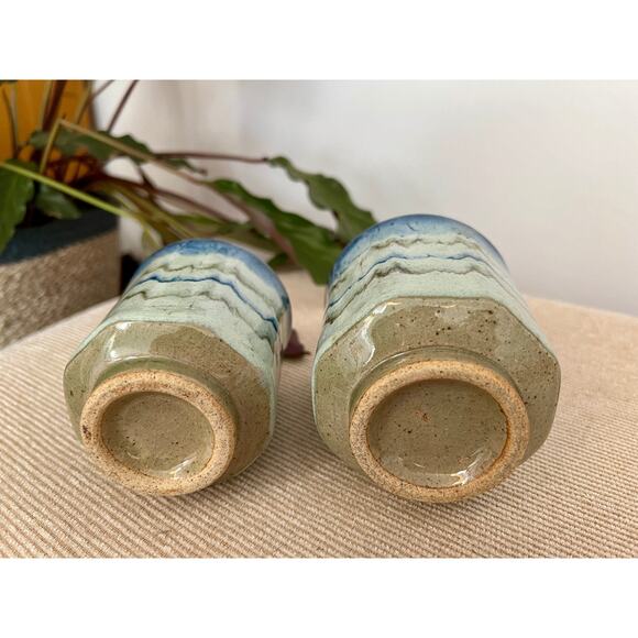 Handmade Studio Pottery Mugs, Vintage Tea/Coffee Cups, Mid Century Barware Retro - Picture 10 of 10
